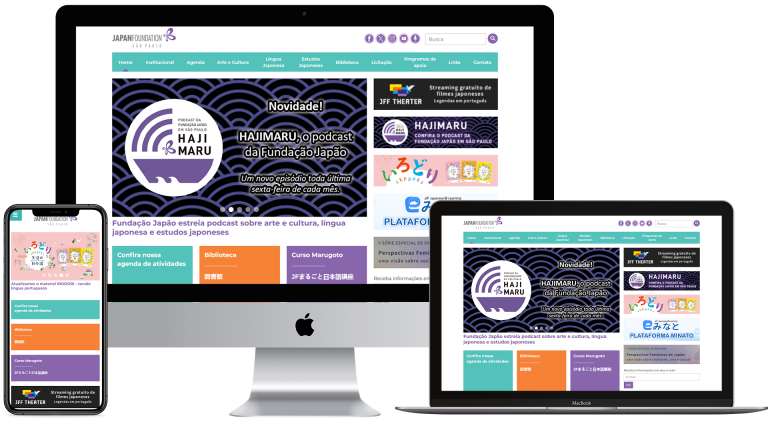 Fundação Japão – Hotsite Olimpíadas